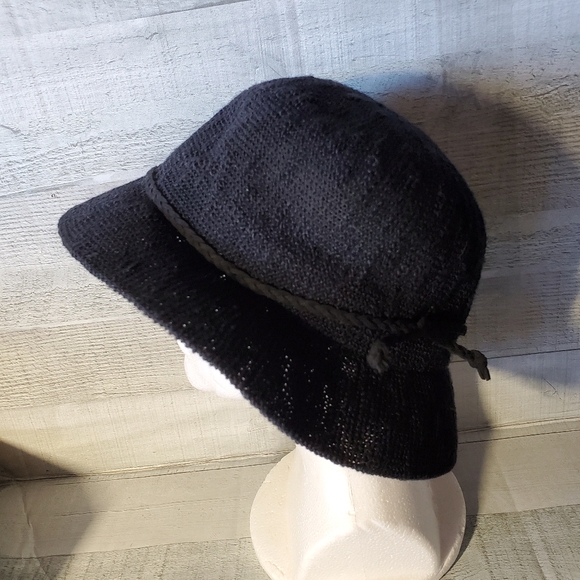 Marcus Adler Black Woven Unlined Bucket Hat - One Size - Picture 3 of 12